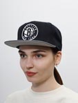 Бейсболка MITCHELL NESS арт. HHSS3264-BNEYYPPPBKGY Brooklyn Nets NBA (черный / серый)